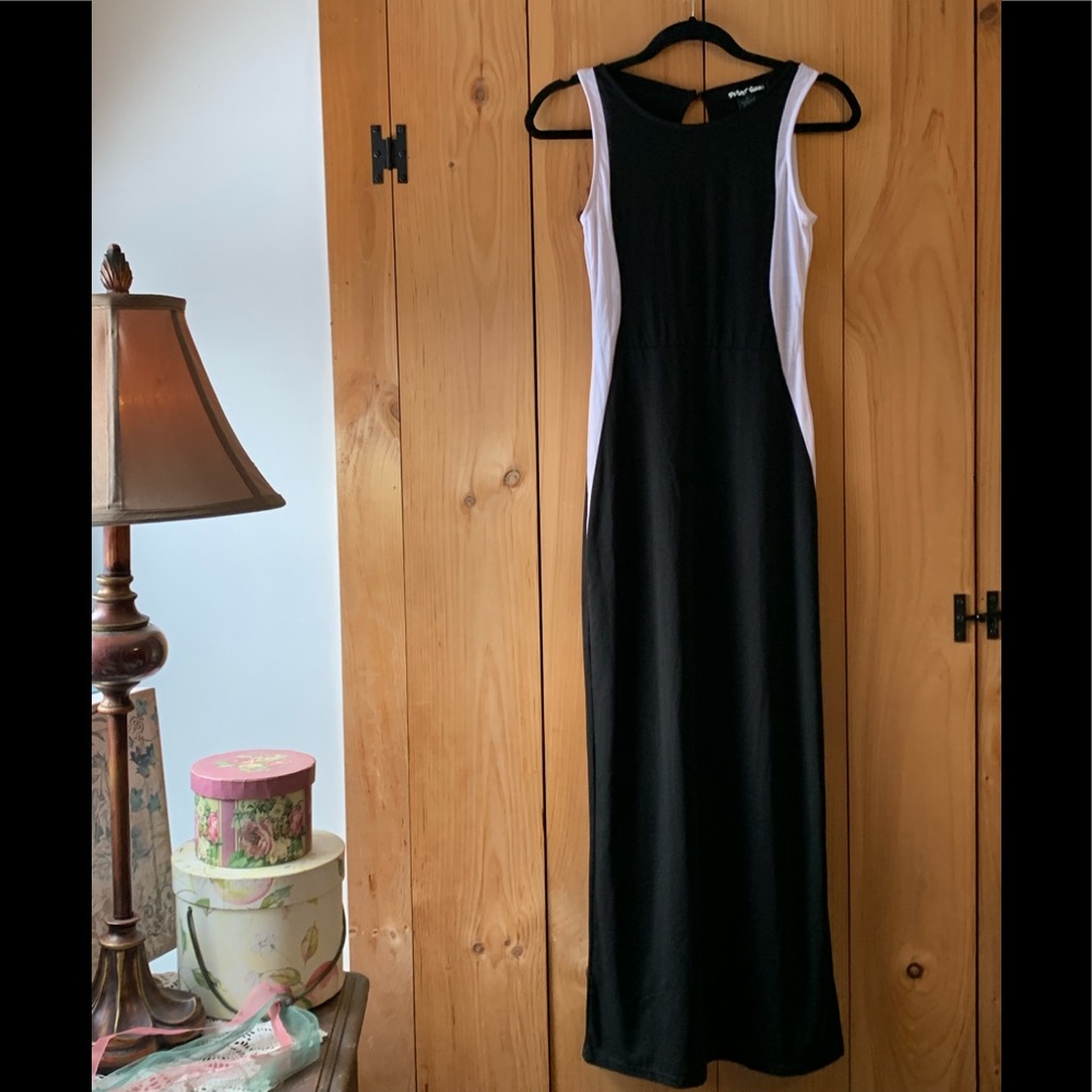 🌈 Planet Gold Maxi Dress